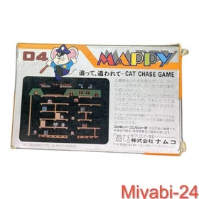 Rare Mappy Famicom Game with Box, Tested, No Returns