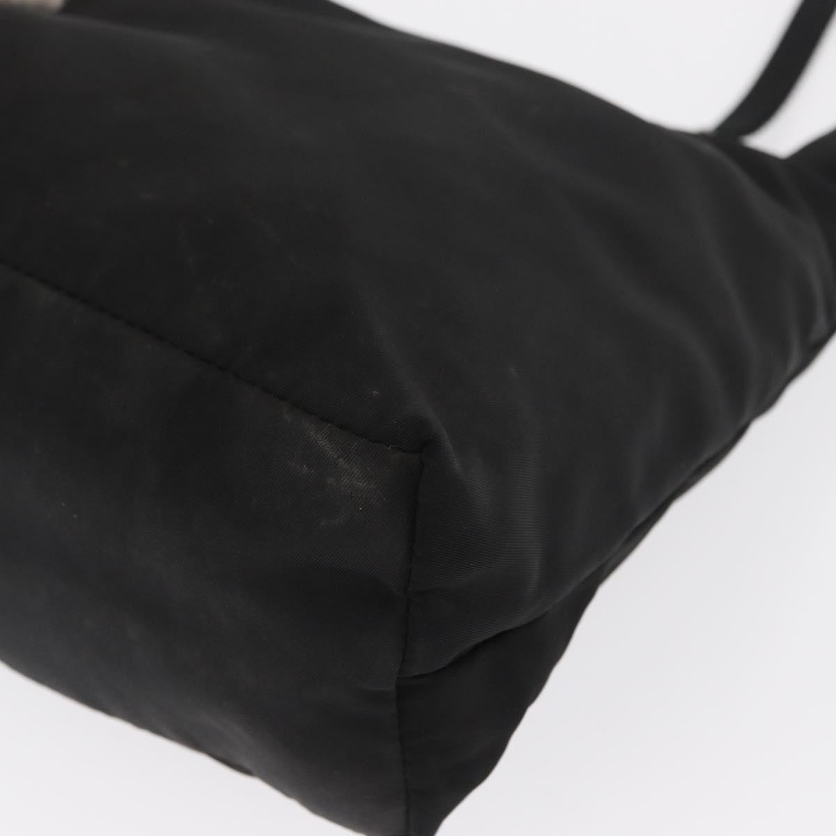 PRADA Shoulder Bag Nylon Black Silver Auth bs32954 thumbnail 11