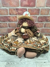 Country Cottage Farmhouse Vintage RagDoll Girl Handmade Fall Harvest Decor Cute 