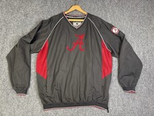 Mens Colosseum Athletics Alabama Crimson Tide Pullover Jacket Size XXL