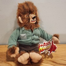 1999 Stuffins Universal Studios Monsters Wolfman Plush 9" W/ Original Tag