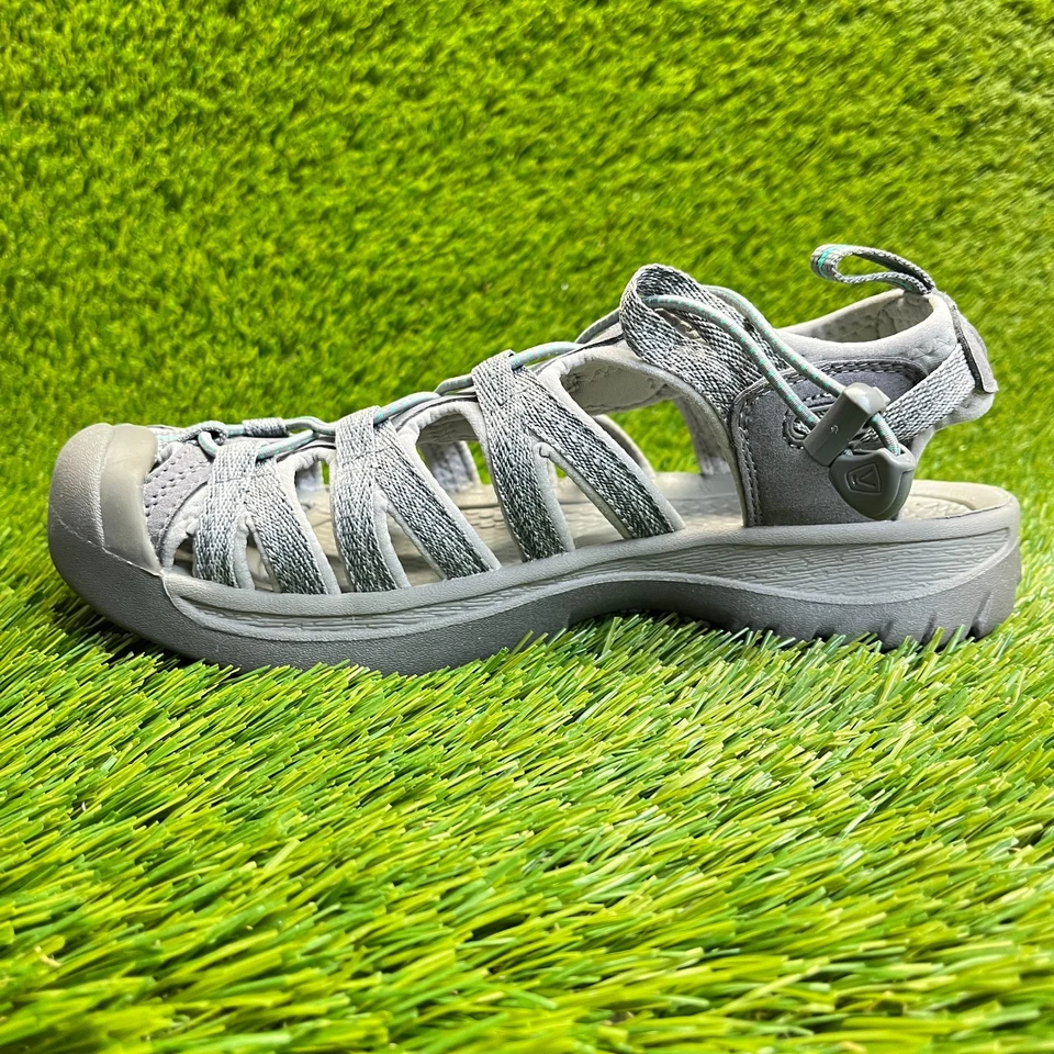 Keen Whisper Womens Size 8 Gray Walking Outdoor Hiking Sport Strappy Sandals - Image 2 of 4