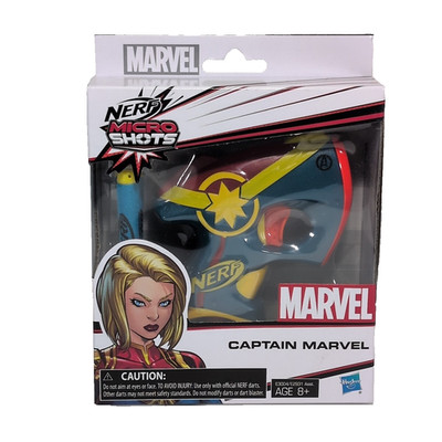 Nerf Micro Shots Captain Marvel Blaster #04 Mini Spielzeug Hasbro 2S