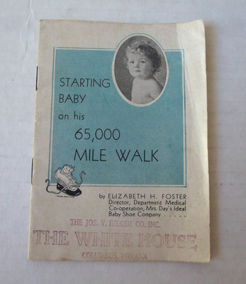 1936 Advertising Booklet-Mrs. Day's Ideal Baby Shoes-Danvers-Massachusetts