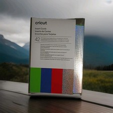 Cricut Insert Cards R10 42 ct Rainbow Sampler Foil Transfer