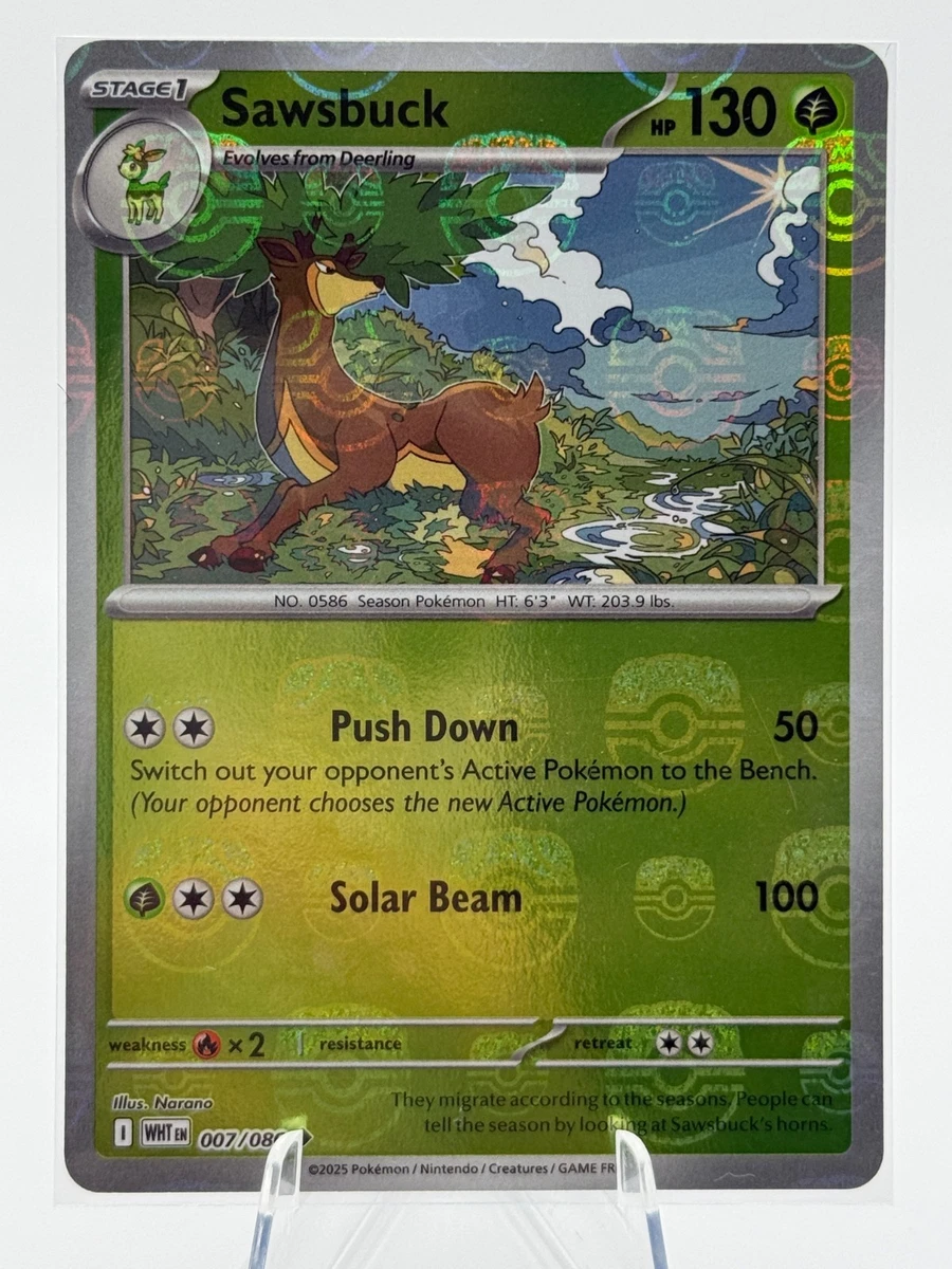 sawsbuck pokemon card value Pokémon TCG Cards for sale this item offers a spectacular aesthetic for a gallery Sawsbuck Card Prices & Value