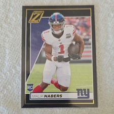 2024 Panini Zenith Rookie Malik Nabers #171 New York Giants NFL Football Card