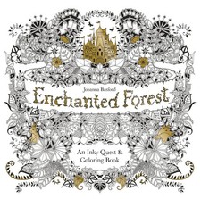 Enchanted Forest: An Inky Quest and Coloring book Activity Books, White
