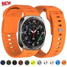 Sports Strap for Samsung Galaxy Watch Ultra 47mm Soft Silicone Band Replacement