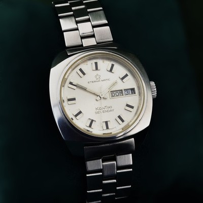 Eterna  Matic KonTiki  Sevencay  Vintage Automatic   All Original   1970s