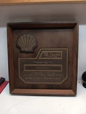  1989 ORIGINAL SHELL GAS & OIL 15 YEAR AWARD,valued Business