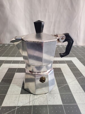 Vtg ABC Crusinallo Marimba Stove Top Espresso Coffee Maker