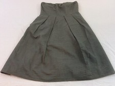 J Crew Dusty Gray Womens Size 4 Strapless Dress EUC