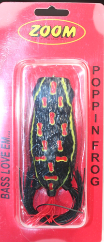 Zoom 3" Poppin' Frog Color:Black 143-038