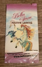 Bella Sara Native Lights 1 Single Unopened Booster Pack 7 Cards