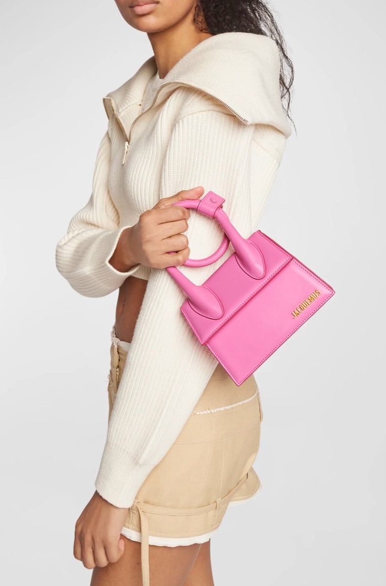 JACQUEMUS Pink Le Papier 'Le Chiquito Noeud' | eBay