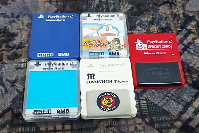 1x Playstation 2 PS2 - Memory Card 8MB verschiedene Hersteller und Farben