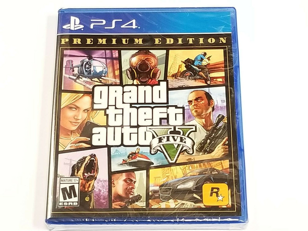 Grand Theft Auto V Premium Edition for Sony PlayStation 4 *BRAND