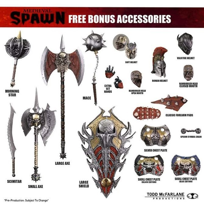 kickstarter 限定 spawn 3-pack set スポーン Kickstarter Medieval Spawn premium 3pack unboxing