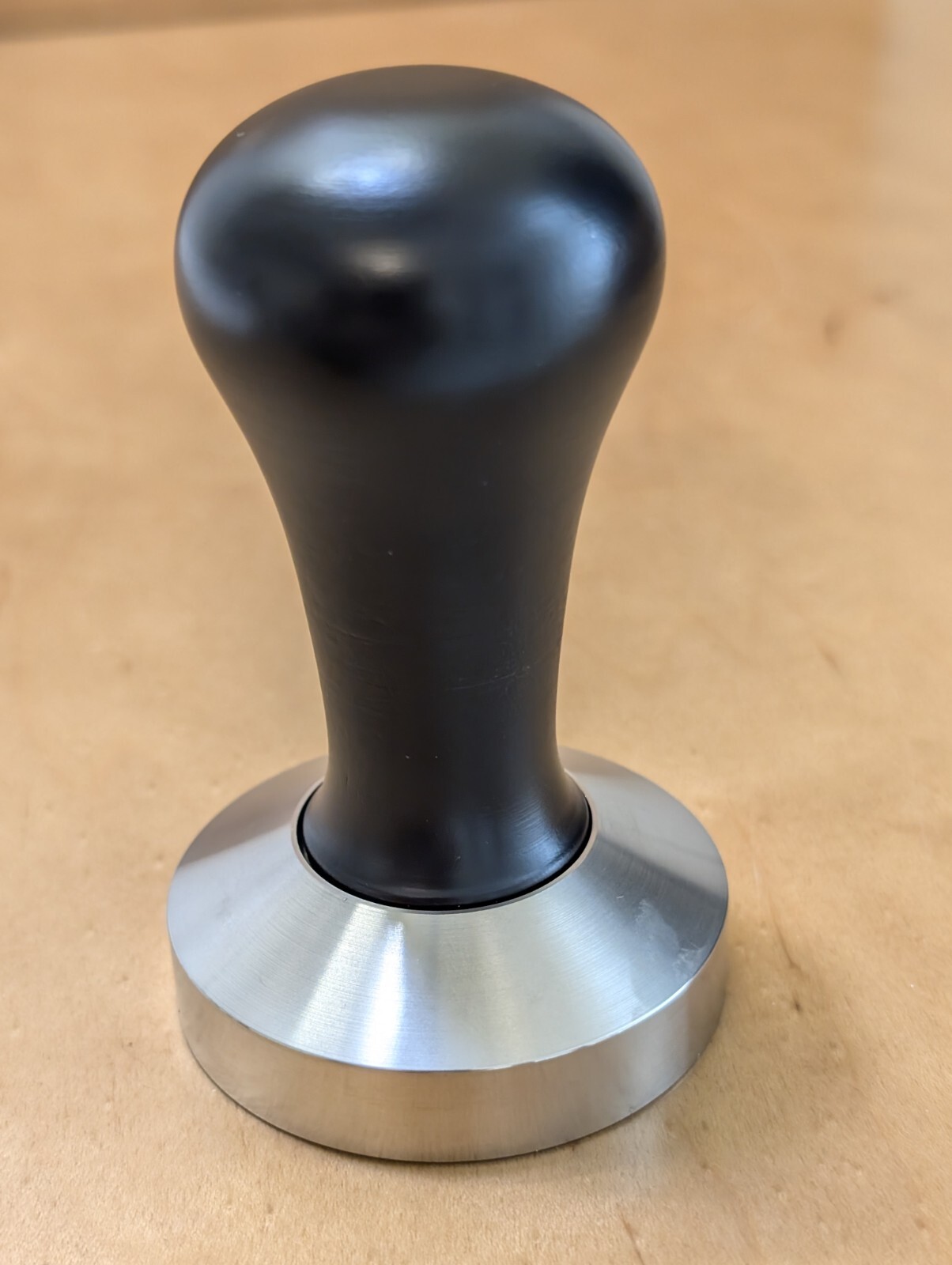 Metallurgica Motta Black Aluminum Handle Coffee Tamper, 58mm Made In Italy