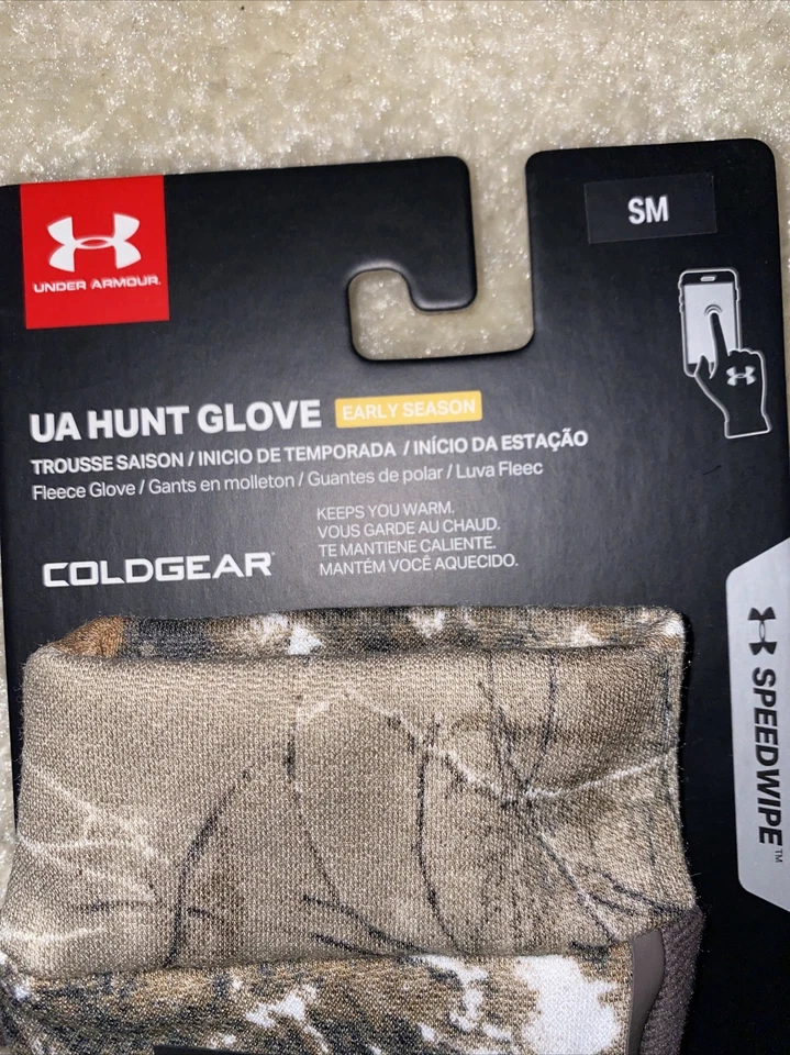 UNDER ARMOUR UA HUNT EARLY SEASON HUNTING GLOVES, REALTREE, 1318574-991, NWT - Image 2 of 4