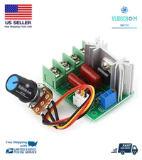 AC 110 220V 2000W High Power SCR Voltage Regulator Dimmer Motor Speed Controller