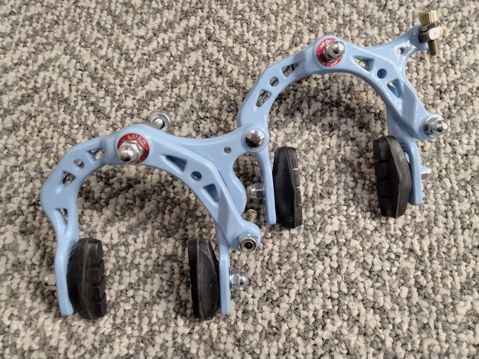 Ladder Bar Caliper Brake set Front/Rear Troll Blues Old School Bmx