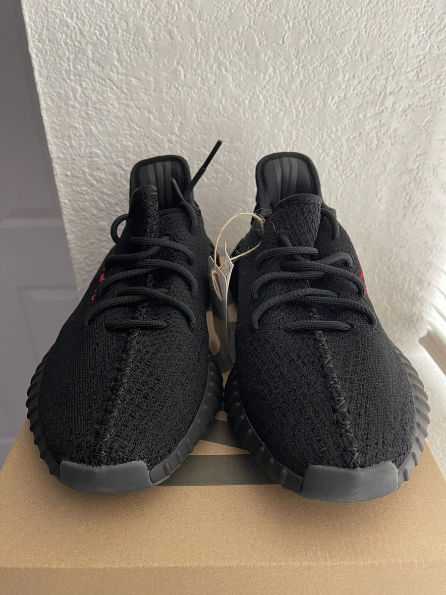 Adidas Yeezy Boost 350 V2 Bred Black Red Size 9 CP9652 NEW DS