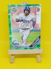 WANDER FRANCO 2019 Topps Bowman Holiday Green Festive #/99 Hobby Exclusive RC