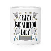 VerrüCkte Badminton Damen Stars Makeup Pinsel Bleistift Topf - Lustig Sport