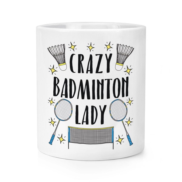 VerrüCkte Badminton Damen Stars Makeup Pinsel Bleistift Topf - Lustig Sport-image