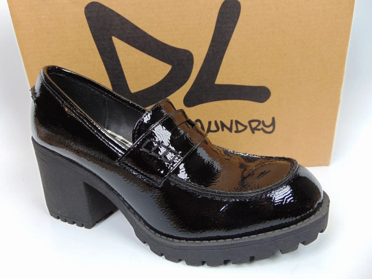 Dirty Laundry LIBERTY Women&#039;s Platform Loafers Size Black Casual High Heel | eBay