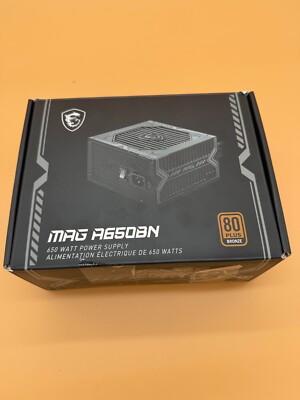 MSi MAG A650BN NA 80 Plus Bronze 650W Fully Modular Power Supply 1180T