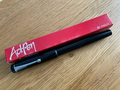 Neu Parker großer roter Werbestift Werbestift Kugelschreiber Kugelschreiber Biro selten schlicht schwarz