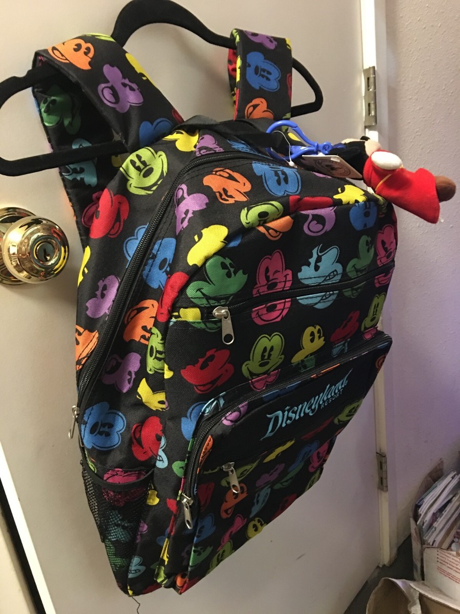 Disneyland Resort Mickey Mouse Faces Backpack Rainbow  display picture 1