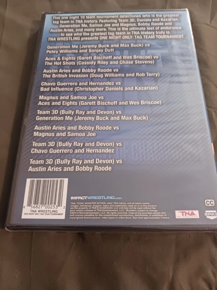 TNA Wrestling: One Night Only - Tag Team Tournament DVD 2014 IMPACT Roode Bully - Image 2 of 4