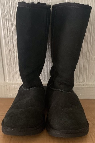 ladies black ugg boots size 5