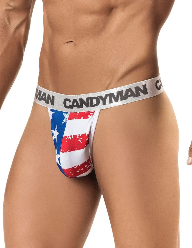 CandyMan 99154 Patriotic Thong Multi-colored - Image 4 of 4
