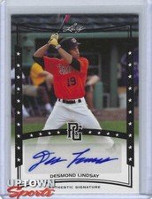 2014 Leaf Perfect Game Showcase - Autographs Black #A-DL2 Desmond Lindsay