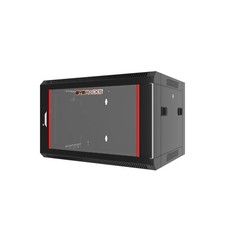 6U Wall Mount Server Rack Network Cabinet Locking Glass Door Av Data Enclosure