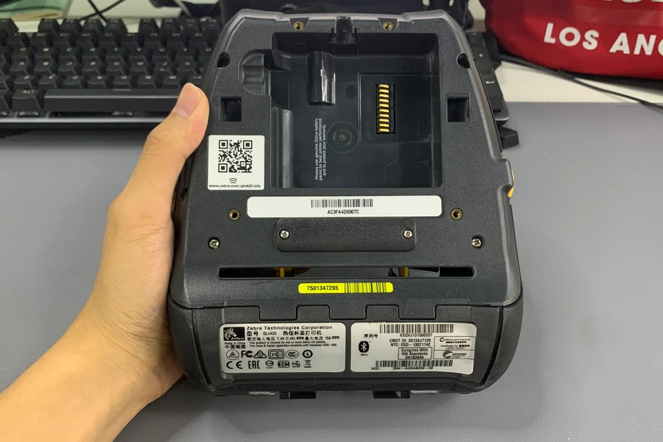 Zebra QLn420 Mobile Thermal Label Printer Bluebooth USB Wi-Fi QN4-AUNABE00-00 A+ - Image 2 of 4