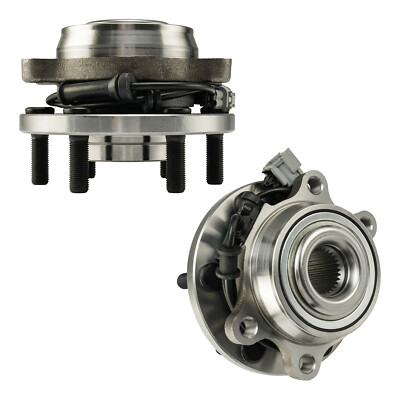 Front Wheel Bearing Hub Assembly Pair Fits For Nissan Xterra Frontier 515065