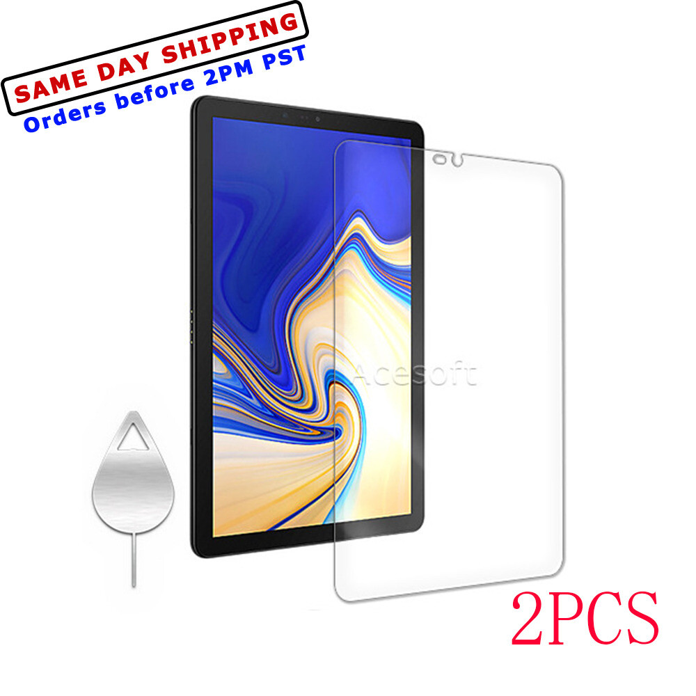 9H+ Samsung Galaxy Tab S4 Tablet HD Clear Tempered Glass