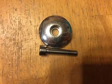 VP Components Brand Bicycle Headset Top cap 1 1/8 inch - Silver - With Bolt