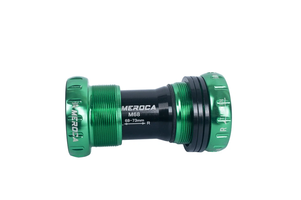 Soporte inferior SwishTi MTB BMX bicicleta bicicleta BSA 68/73 mm para Shimano/Sram verde Foto 3 de 4