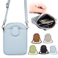 Crossbody Bag Removable Rfid Blocking Card Holder 5.5/6.9/7.2 Inch Phone Purse