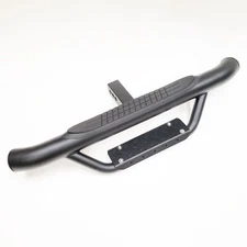Fit 2" Receiver Heavy Duty Steel Tow Hitch Step Bar Guard Black Drop Step