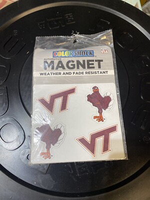 Virginia Tech Hokies Car Magnets Tailgating 4 Total