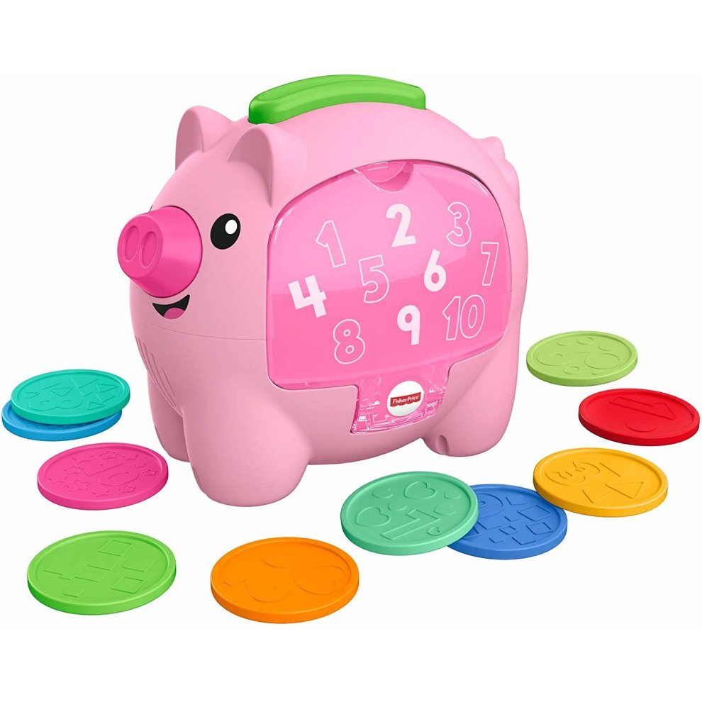 NEU Fisher-Price Lernspaß Zähl & Rummel Sparschwein