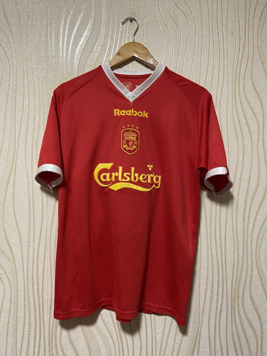 LIVERPOOL 2001 2002 2003 EUROPEAN HOME FOOTBALL SHIRT SOCCER LIVERPOOL 2001 2002 2003 EUROPEAN HOME FOOTBALL SHIRT SOCCER